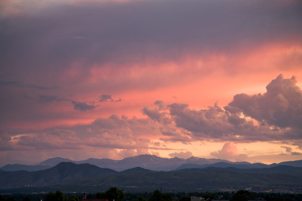 Mount Evans Sunset - June 27, 2010